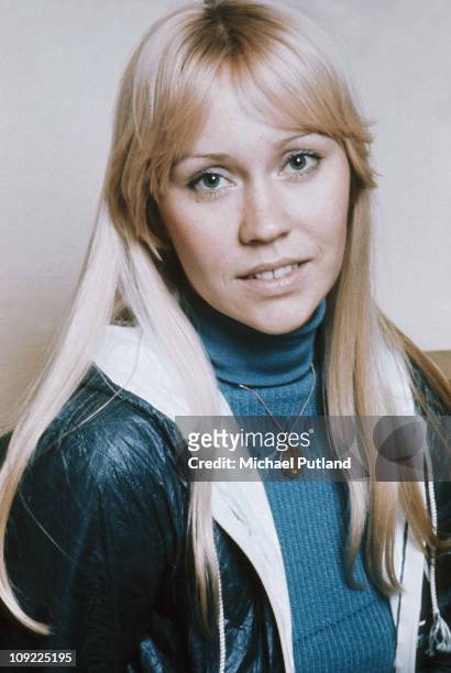Agnetha Faltskog of ABBA, Stockholm, April 1976.