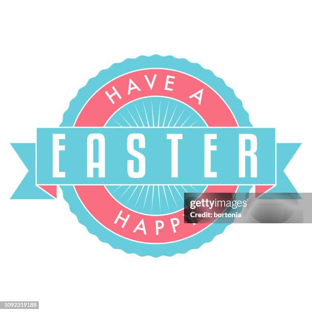 happy easter - resurrection stock illustrations