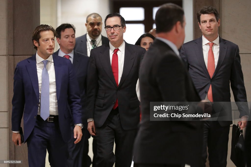 House Democrats Interview Treasury Secretary Mnuchin On Russia Sanctions