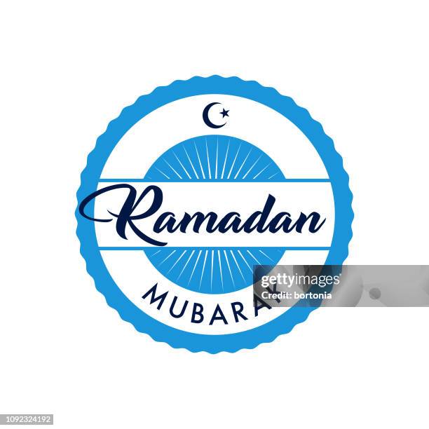 ramadan mubarak - prayer circle stock illustrations