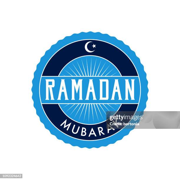 ramadan mubarak - prayer circle stock illustrations