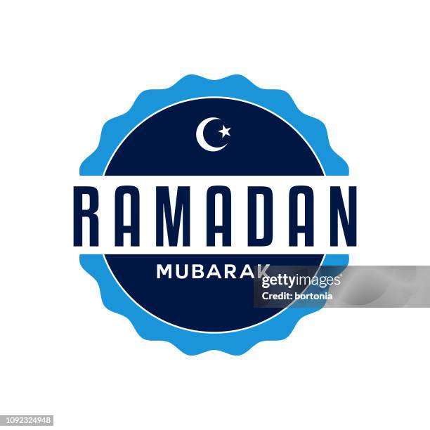 ramadan mubarak - prayer circle stock illustrations