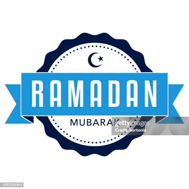 ramadan mubarak - prayer circle stock illustrations