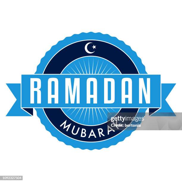 ramadan mubarak - prayer circle stock illustrations