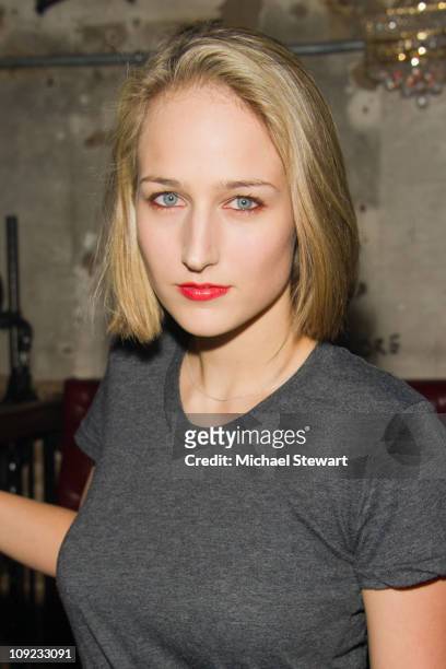 Actress Leelee Sobieski attends the Adam Kimmel x Carhartt party at Don Hill's on February 16, 2011 in New York City.