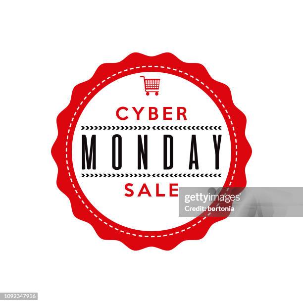 cyber monday sale - cyber monday stock illustrations