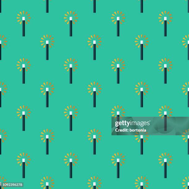 graphic design seamless patterns - magic wand background stock illustrations