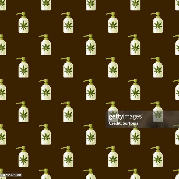 marijuana seamless pattern - marijuana background stock illustrations