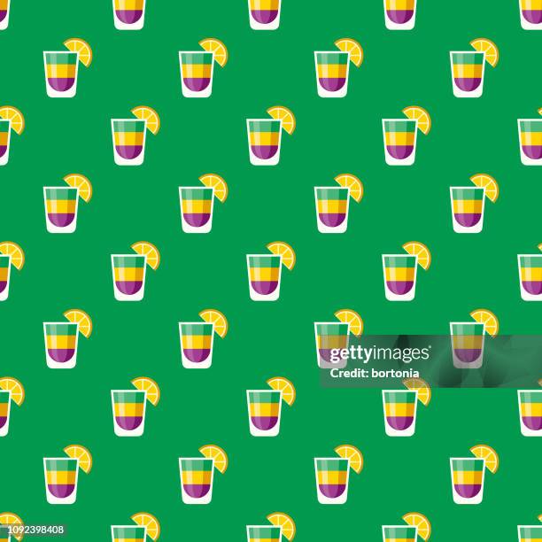 mardi gras seamless pattern - fiesta background stock illustrations