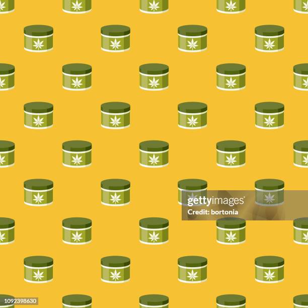 marijuana seamless pattern - marijuana background stock illustrations