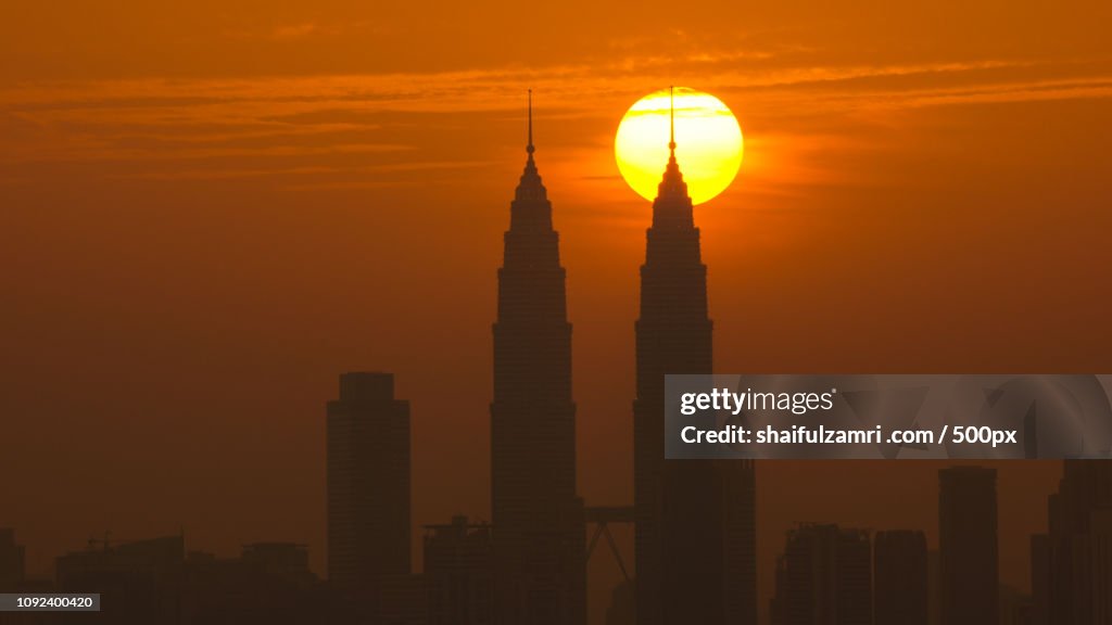 Sundown at Kuala Lumpur