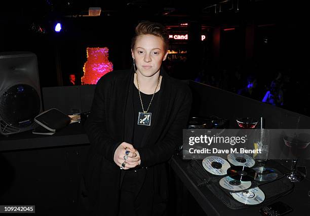 Elly Jackson aka La Roux attends the private view of 'Eat The Designers' displaying 10 birthday cakes designed by 10 fashion houses to mark the 10th...