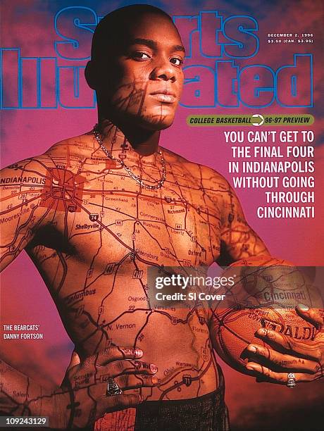 December 2, 1996 Sports Illustrated via Getty Images Cover:College Basketball: NCAA Season Preview: Casual portrait of Cincinnati Danny Fortson...