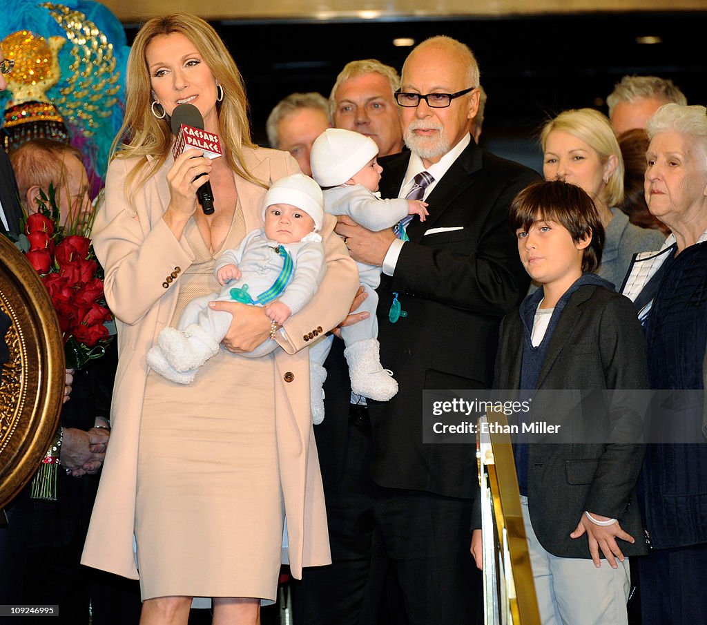 Celine Dion Arrives At Caesars Palace In Preparation For New Show