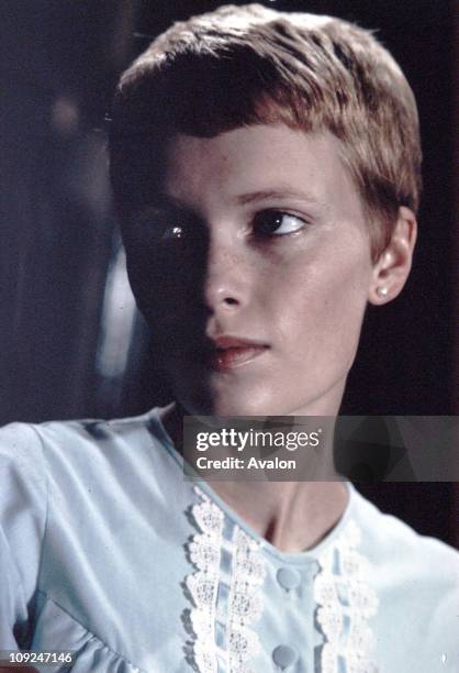 American Actress Mia Farrow. From the film "Rosemary's Baby" by Roman Polansky, 1968.