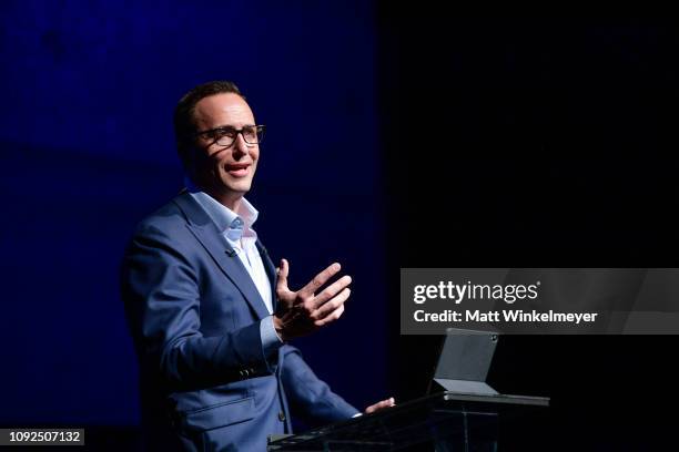 Chief Executive Officer of Entertainment Charlie Collier FOX attends FOX's "The Passage: premiere party at The Broad Stage on January 10, 2019 in...