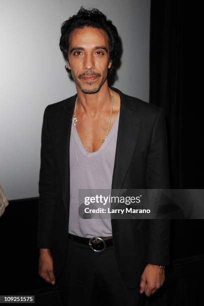 Carlos Leon attends the Miami screening of Immigration Tango at AMC Sunset Place on February 17, 2011 in Miami, Florida.