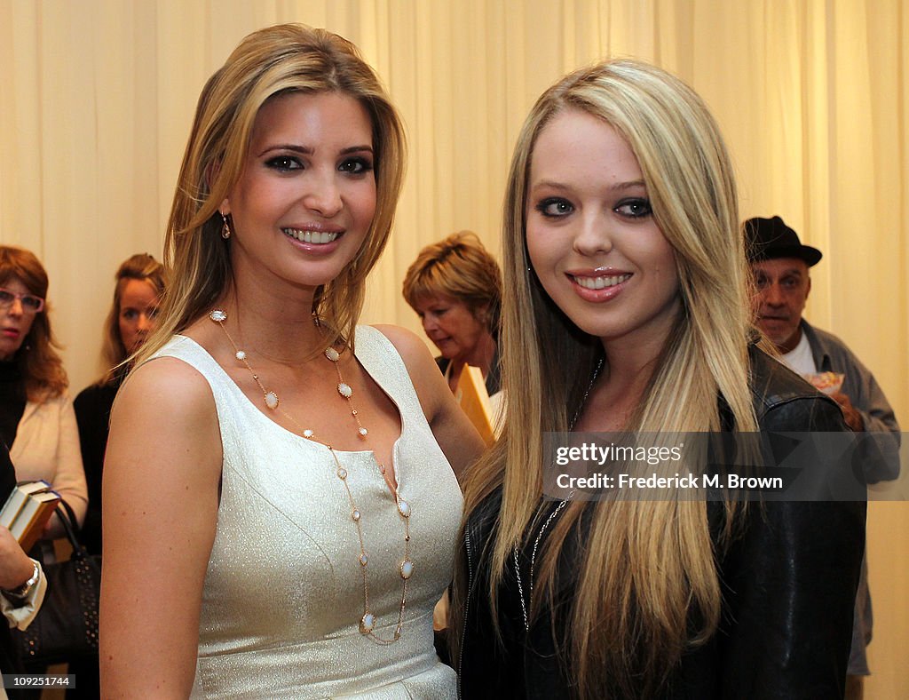 Ivanka Trump and her half sister Tiffany Trump attend the Launch of(04)