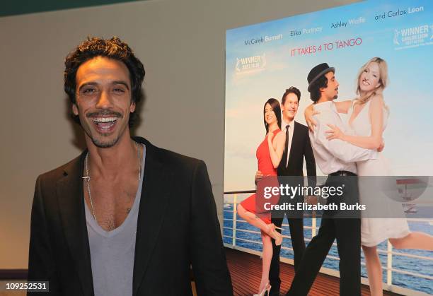 Carlos Leon attends the Miami screening of Immigration Tango at AMC Sunset Place on February 17, 2011 in Miami, Florida.