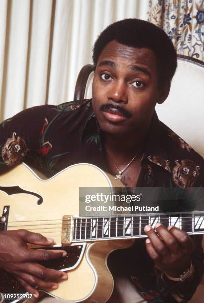 George Benson, at home, USA, 5th September 1977.