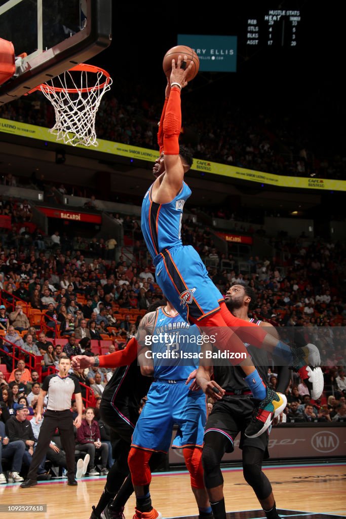 Oklahoma City Thunder v Miami Heat