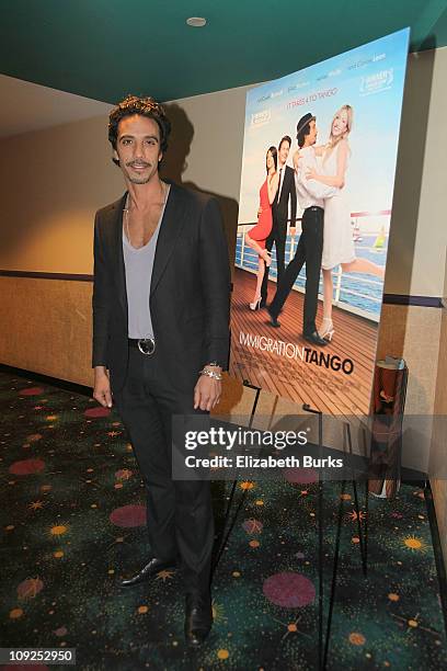 Carlos Leon attends the Miami screening of Immigration Tango at AMC Sunset Place on February 17, 2011 in Miami, Florida.