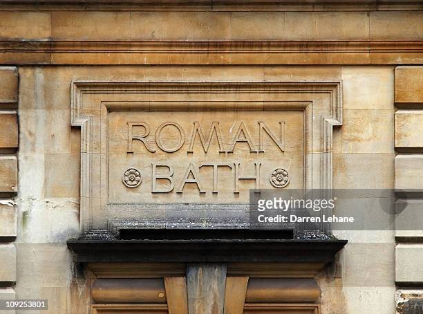 roman bath - roman bath england stock pictures, royalty-free photos & images