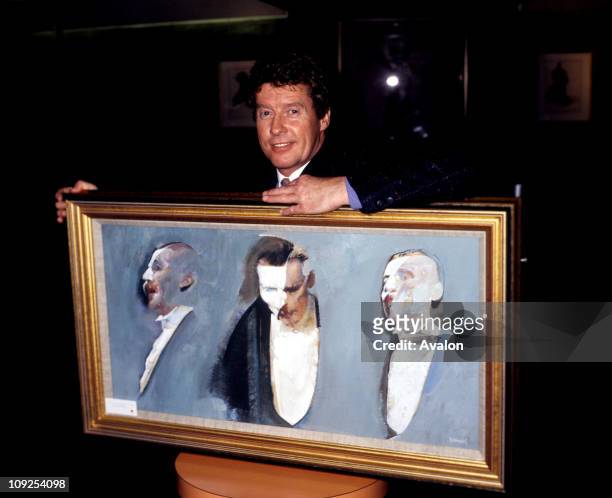 Michael Crawford - British Actor - Star Of The Stage Musical Phantom Of The Opera - With A Painting By Robert Heindel -, .