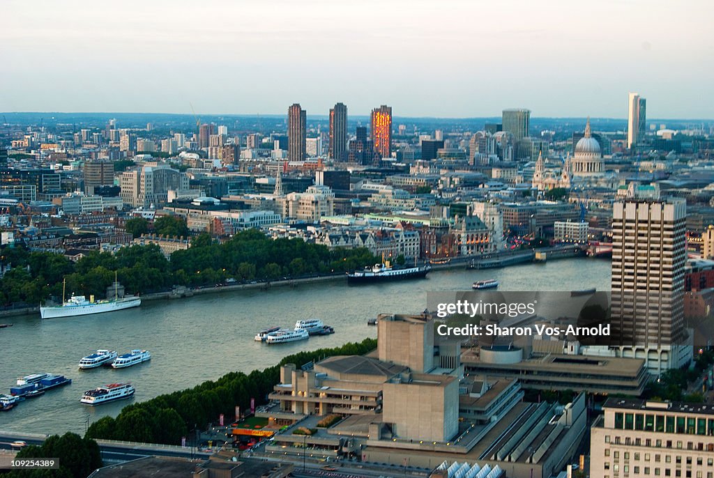 London View ~ Flaming Tower Windows