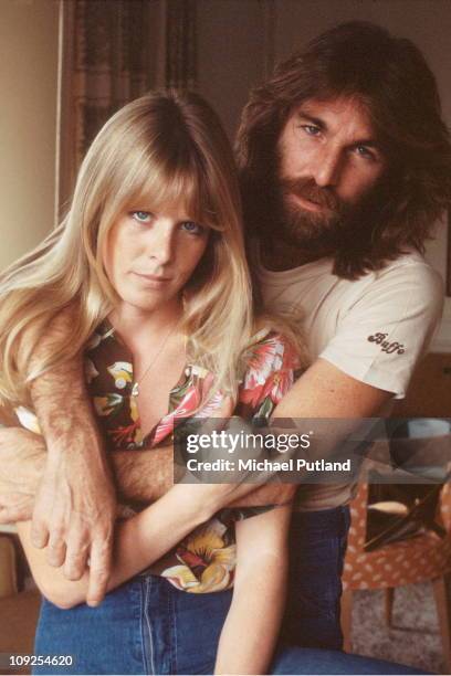 Dennis Wilson and Karen Lamm, portrait, New York, 6th September 1977.
