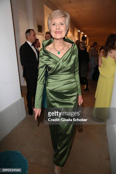Friede Springer during the Semper Opera Ball 2019 reception at the Taschenbergpalais near Semperoper on February 1, 2019 in Dresden, Germany.