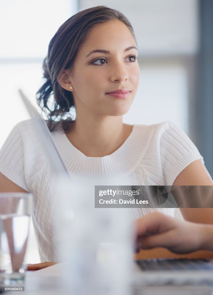 Portrait of businesswoman, close up