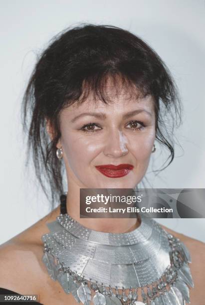 English actress Frances Barber posed circa 1995.