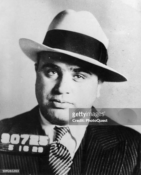 November 1930 - Mugshot of Chicago gangster Al Capone , November 1930.