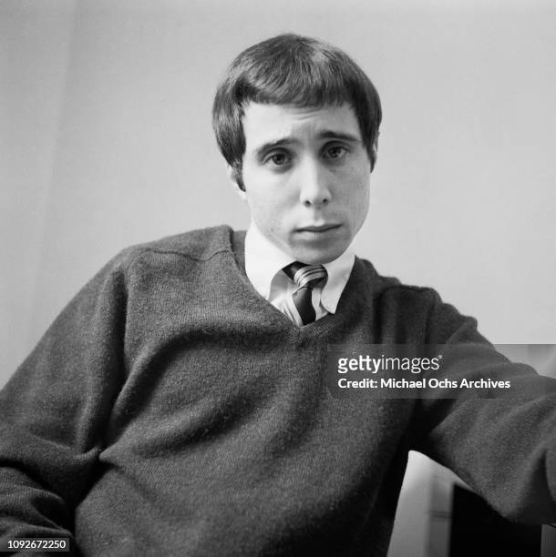 Musician Eddie Simon, the younger brother of Paul Simon, circa 1965.