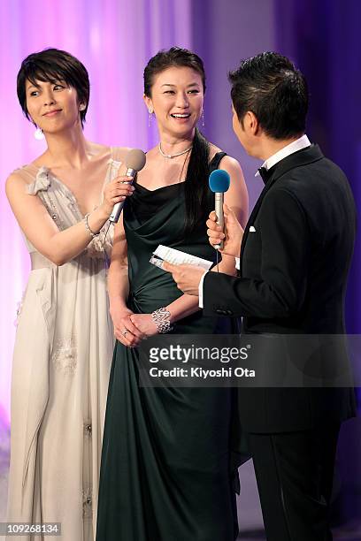 Actress Yui Natsukawa attends the 34th Japan Academy Aawrds at Grand Prince Hotel New Takanawa on February 18, 2011 in Tokyo, Japan.