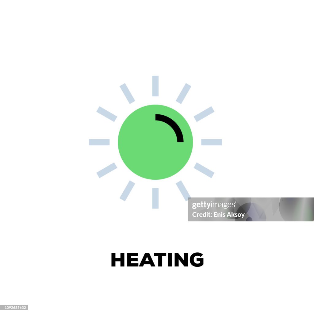 Heating Line Icon