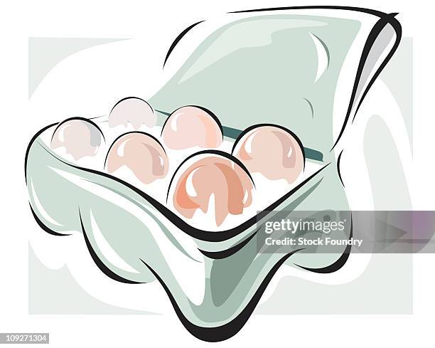 half a dozen eggs - half dozen stock-grafiken, -clipart, -cartoons und -symbole