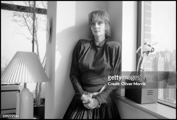 Portrait of American actress Lesley Ann Warren as she poses in her home, New York, New York, mid 1980s