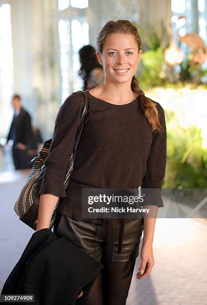 Lydia Forte attends a presentation of the Saloni Autumn/Winter 2011 collection during London Fashion Week on February 18, 2011 in London, England.