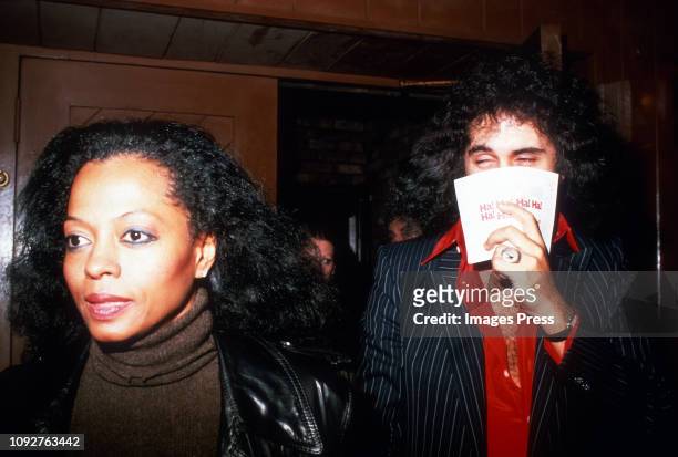 Diana Ross and Gene Simmons circa 1979 in New York City, New York.
