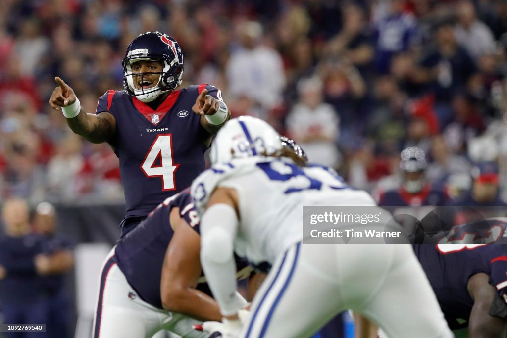 Wild Card Round - Houston Texans v Indianapolis Colts