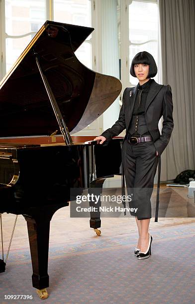 Rosey Chan attends the presentation of Saloni's A/W 2011 collection during London Fashion Week on February 18, 2011 in London, England.