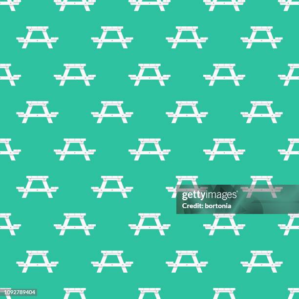 football tailgating party seamless pattern - tailgate stock illustrations