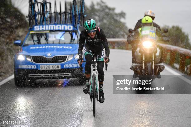 Emanuel Buchmann of Germany and Team Bora-Hansgrohe / Rain / Car / during the 28th Mallorca Challenge 2019 - Trofeo Serra de Tramuntana, a 179,3km...