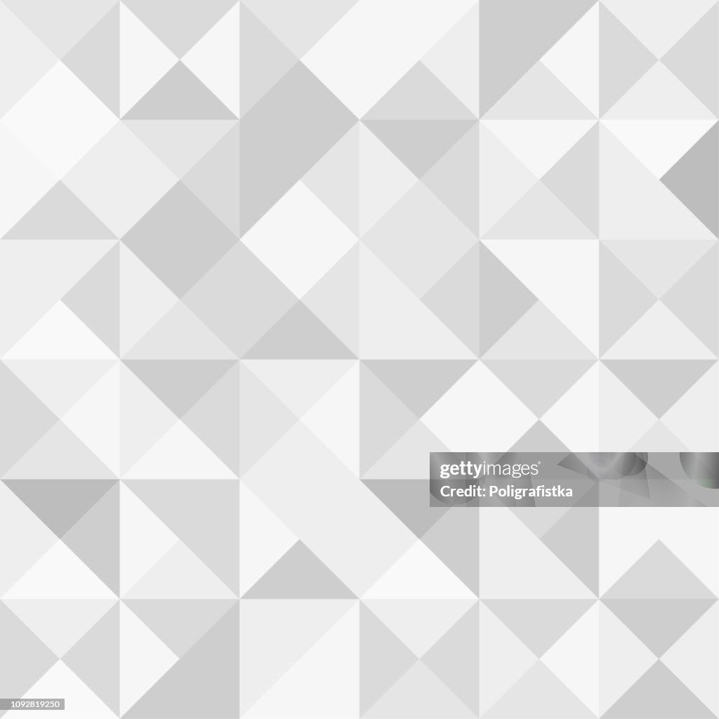 Seamless Polygon Background Pattern Polygonal Gray Wallpaper Vector  Illustration High-Res Vector Graphic - Getty Images