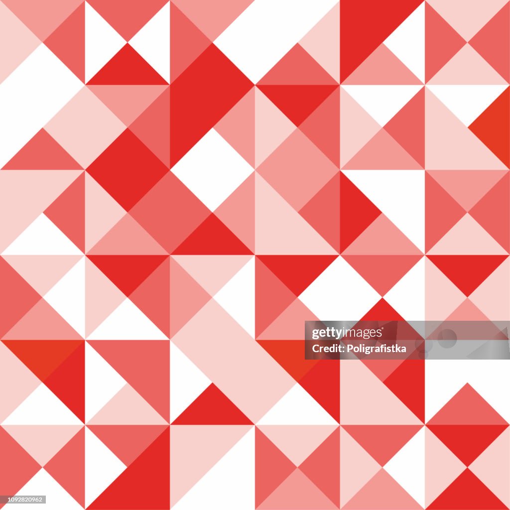 Redvector Triangle Polygon Border Red Polygon Vector