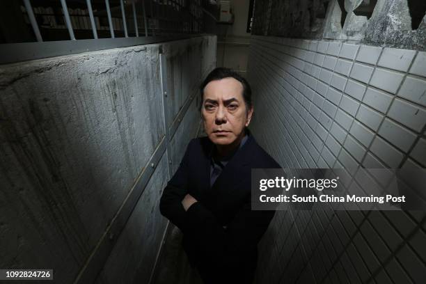 Actor Anthony Wong Chau-sang, poses for a picture in Wan Chai. 26FEB17 SCMP / Felix Wong