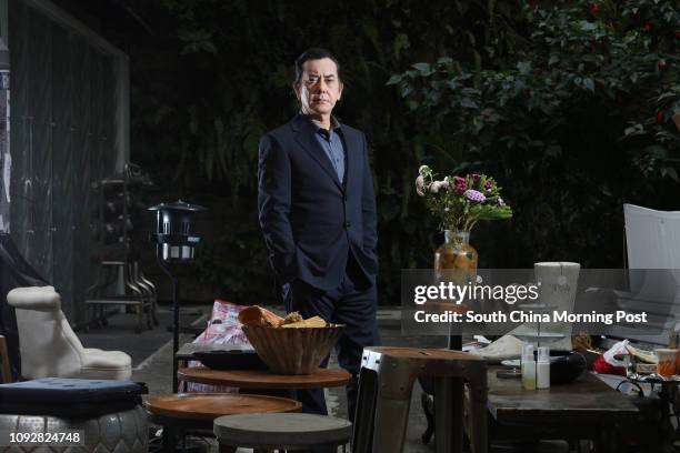 Actor Anthony Wong Chau-sang, poses for a picture in Wan Chai. 26FEB17 SCMP / Felix Wong