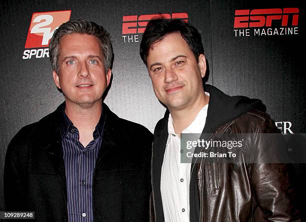 Bill Simmons and Jimmy Kimmel host ESPN The Magazine after dark NBA All-Star party at MyHouse Nightclub on February 18, 2011 in Hollywood, California.